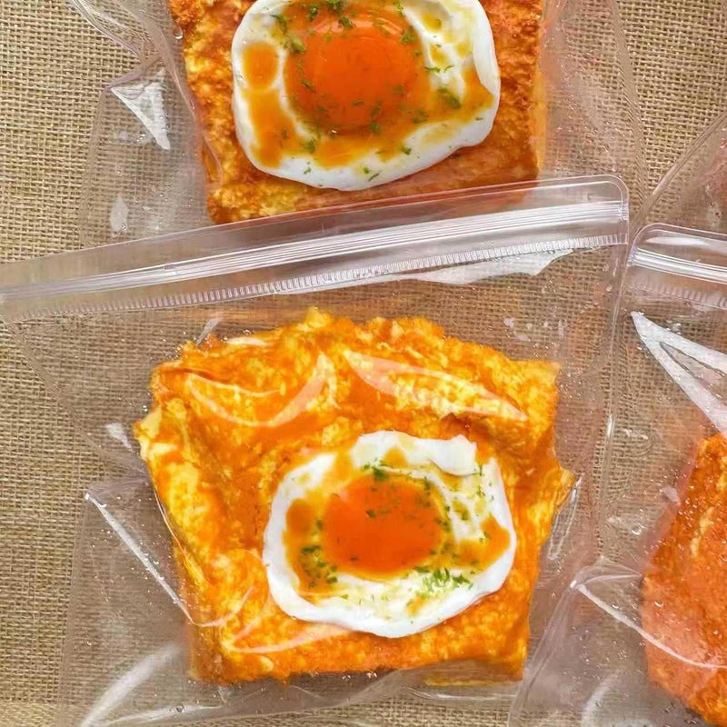 لعبة تخفيف التوتر على شكل توست بالبيض المقلي من السيليكون الغذائي - Image 4