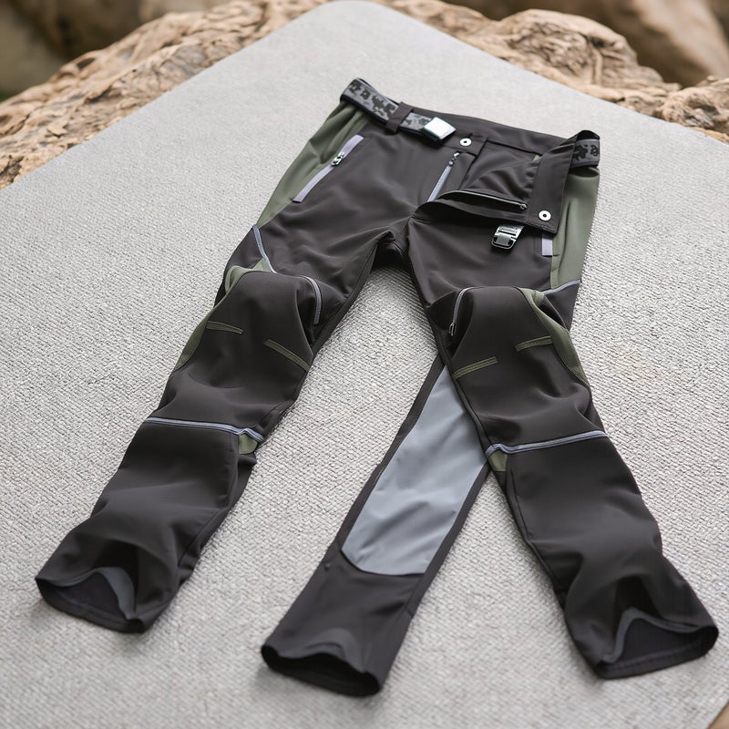 Womens Quick Dry Hiking Pants Stretch Lightweight Breathable Wine Red S Outdoor - Image 2