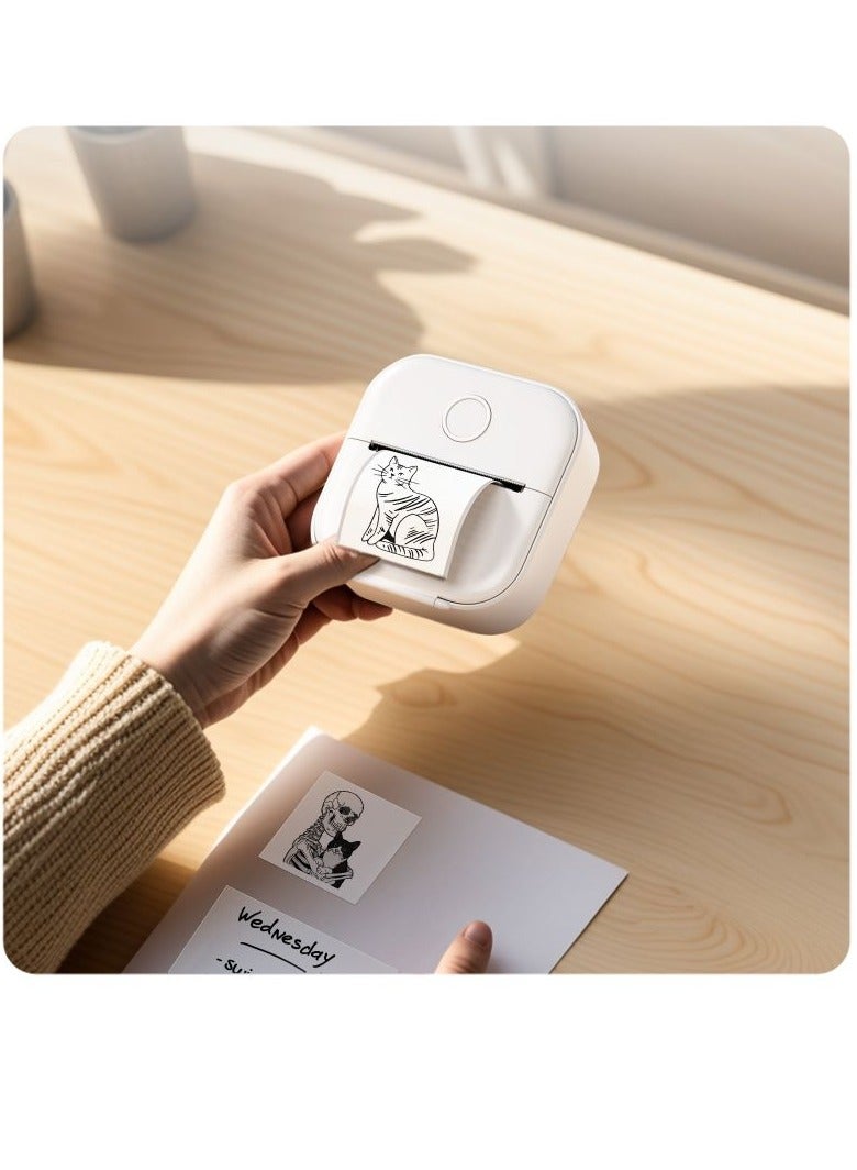 phomemo T02 Inkeless Mini Printer - Bluetooth Thermal Sticker Printer for Notes, Stickers, Photos & DIY Projects. Ideal for Birthday Gifts, Green Design. - Image 5