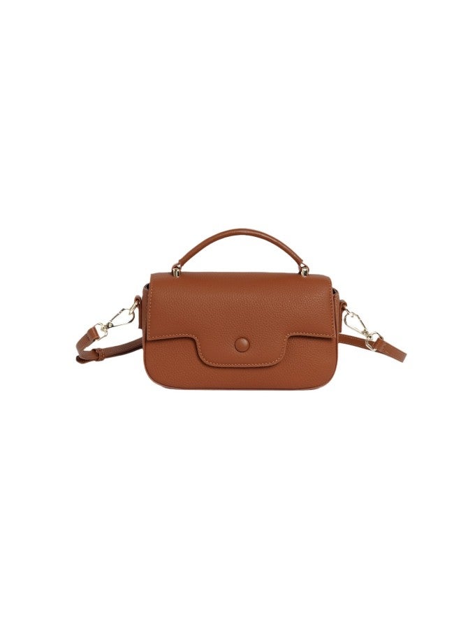 Style Top Layer Cowhide Genuine Leather Women's Bag All-match Popular Retro Small Square Bag High-end Shoulder Crossbody Handbag - Image 5