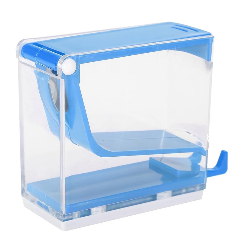Dental Cotton Roll Dispenser Press Type Holder 4 Colors Blue - Image 4