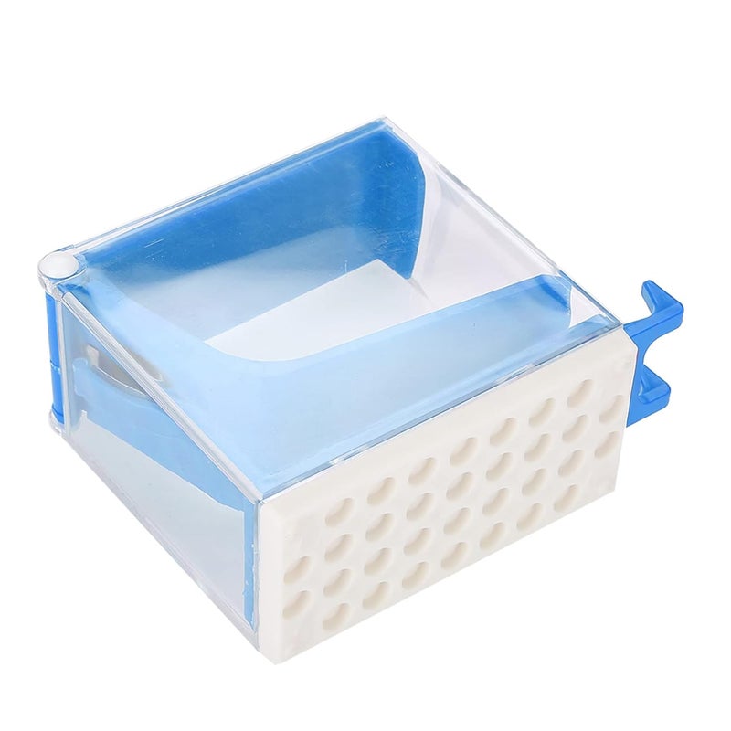 Dental Cotton Roll Dispenser Press Type Holder 4 Colors Blue - Image 3