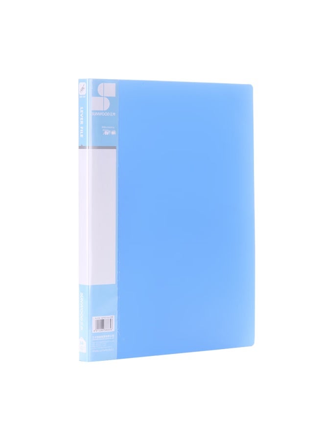 Sunwood Efficiency King Series A4 Single Strong Clip Diagonal Inner Pocket/Document Folder/File Folder, Blue, P65 - Image 2