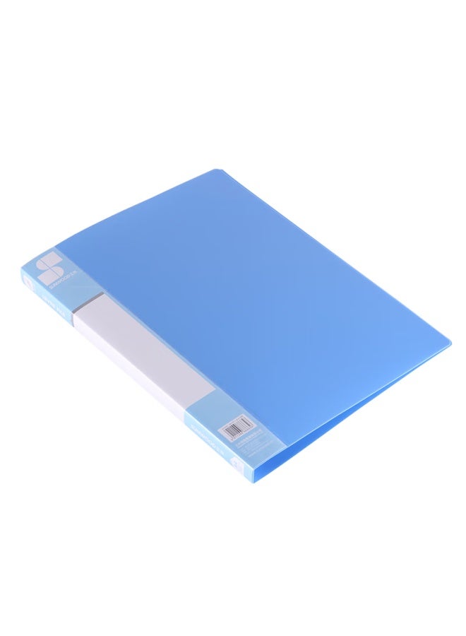 Sunwood Efficiency King Series A4 Single Strong Clip Diagonal Inner Pocket/Document Folder/File Folder, Blue, P65 - Image 5