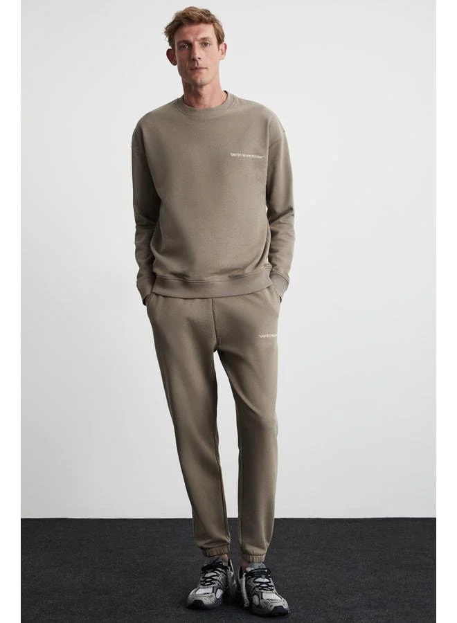 Grimelange Darrıt Men's Comfort Vizon Sweatpants