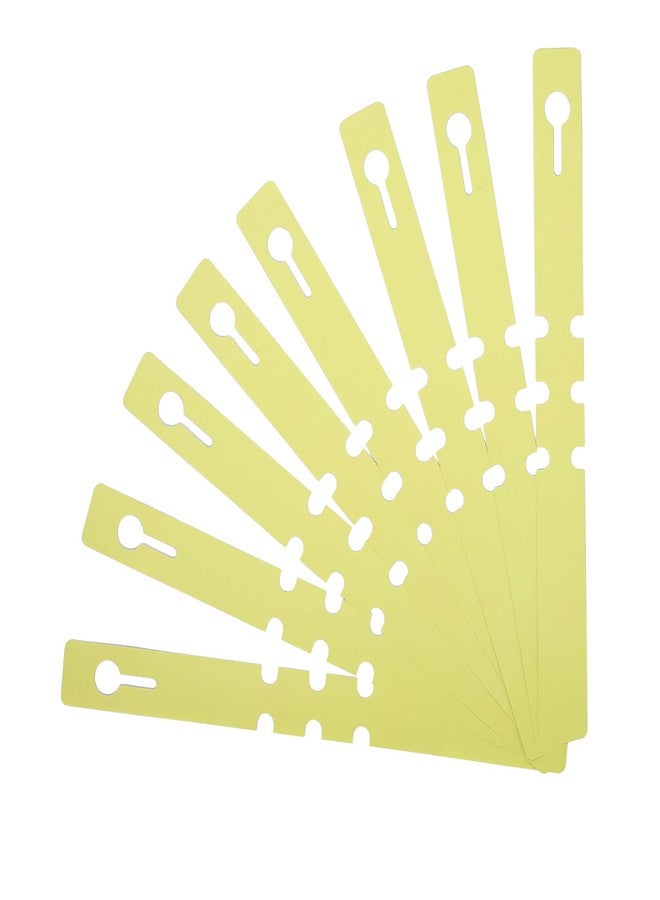 MIHEY 200 Pcs Yellow Plastic Plant Tags with a Marker Pen, Wrap Around Hanging Tree Tags Nursery Garden Labels Waterproof Nursery Garden Stakes, 2x20cm - Image 3