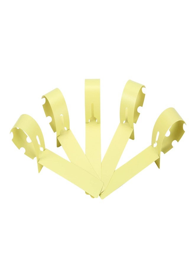 MIHEY 200 Pcs Yellow Plastic Plant Tags with a Marker Pen, Wrap Around Hanging Tree Tags Nursery Garden Labels Waterproof Nursery Garden Stakes, 2x20cm - Image 5