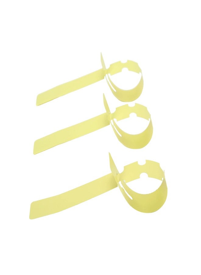 MIHEY 200 Pcs Yellow Plastic Plant Tags with a Marker Pen, Wrap Around Hanging Tree Tags Nursery Garden Labels Waterproof Nursery Garden Stakes, 2x20cm - Image 4
