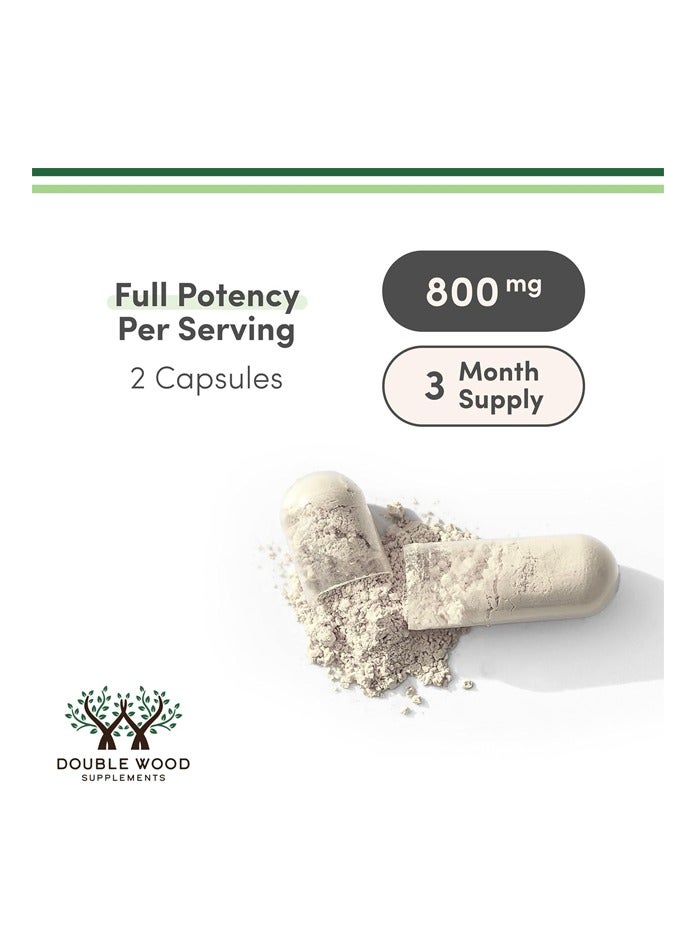 Double Wood Supplements Digestive Enzymes Double Wood Supplement 800 mg Per Serving 180 Capsules - Image 3