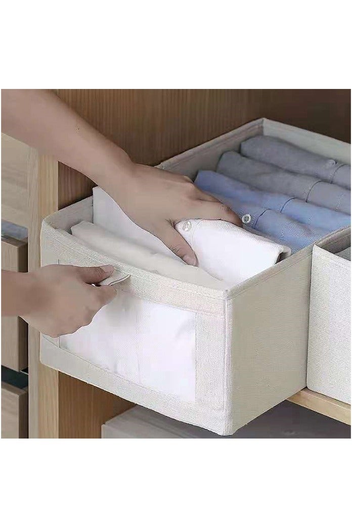 OASIS DESERT 4-Piece Storage Box, Transparent Window Clothes Storage Bag, Foldable Clothes, Underwear, Socks, Toys, Books Storage Organizing Box - Image 3