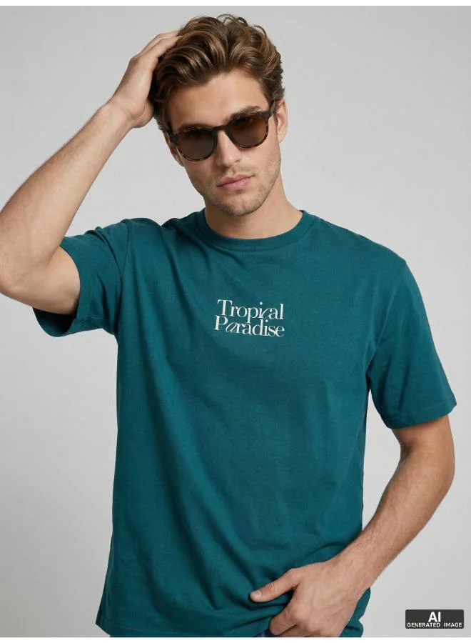 JJ Rebel  Essential Crew Neck T-Shirt for Men | Best Price UAE