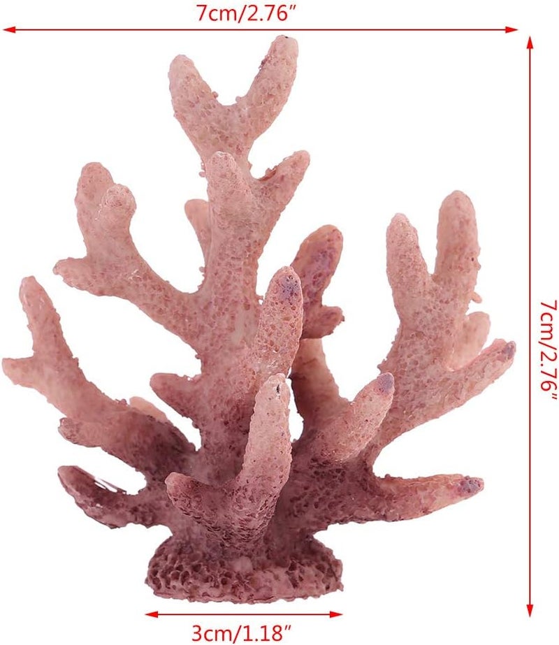 Fish for Tank Coral Decorations Aquarium Artificial Coral Small Resin Ornament for Freshwater and Saltwater Aquarium Landscaping Landscape Fishtank Simulation Biological Aquatic - Image 3