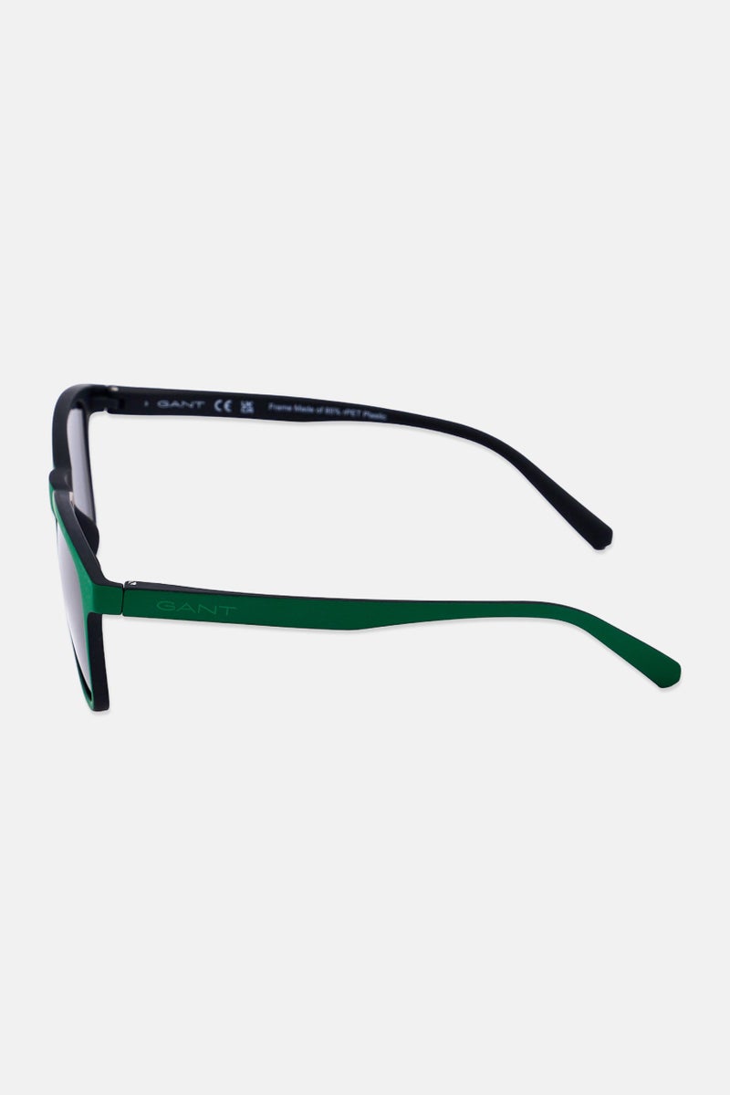 GANT Men GA00006 95N Square Sunglasses, Green - Image 5