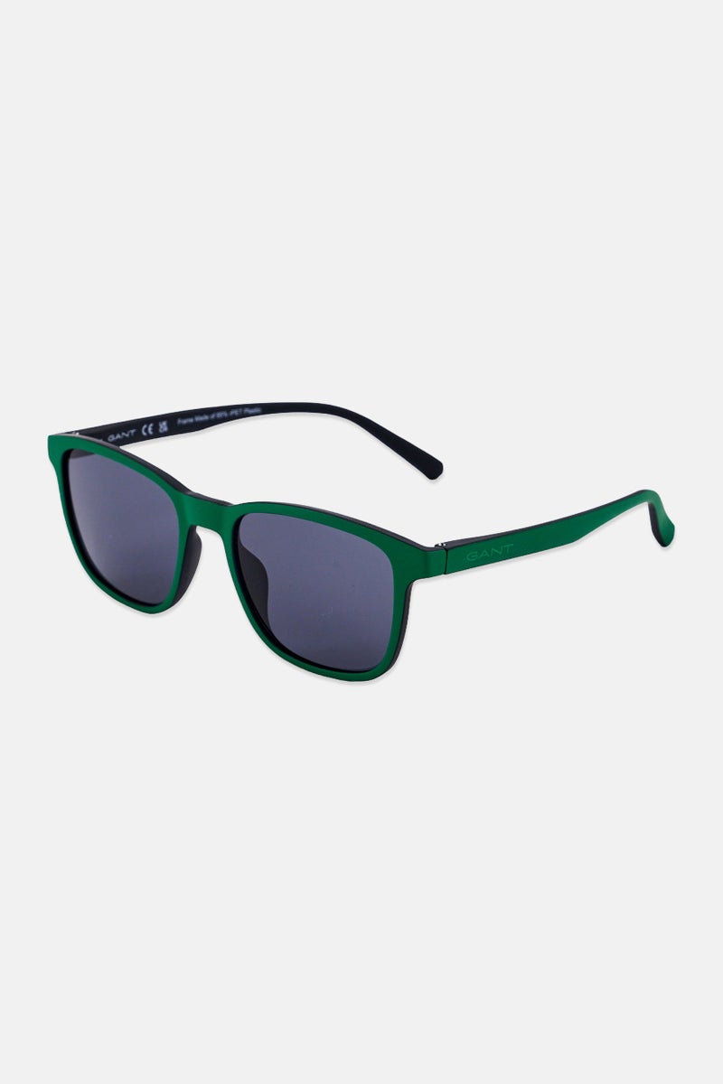 GANT Men GA00006 95N Square Sunglasses, Green - Image 3