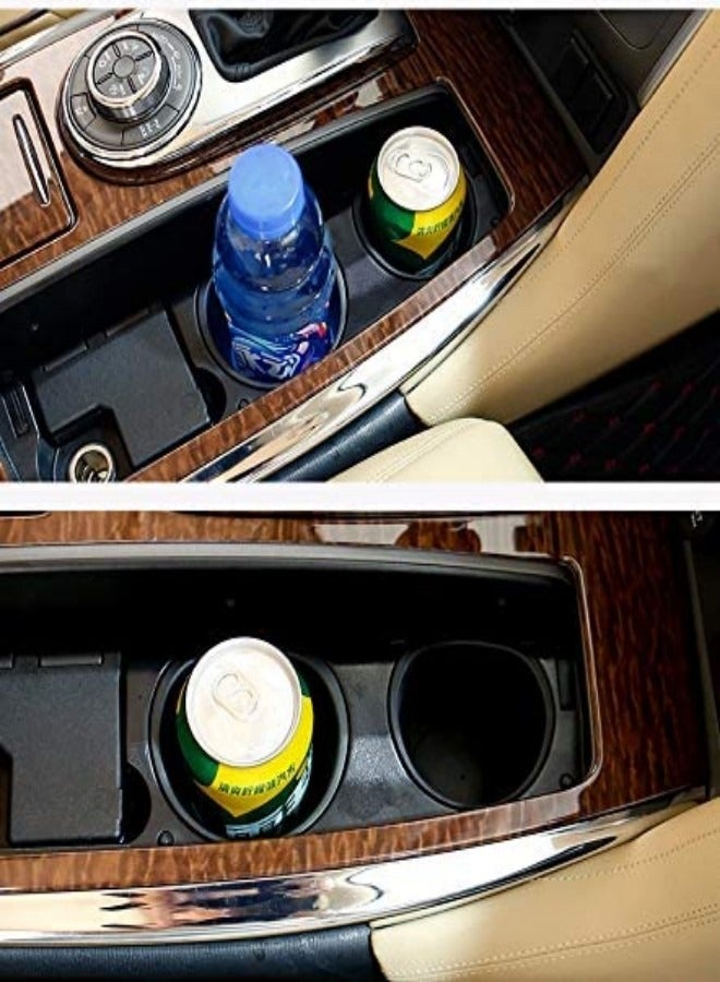 حامل أكواب نيسان باترول Y62. منظم لطرازات باترول Y62 2011-2019. أسود. - Image 4