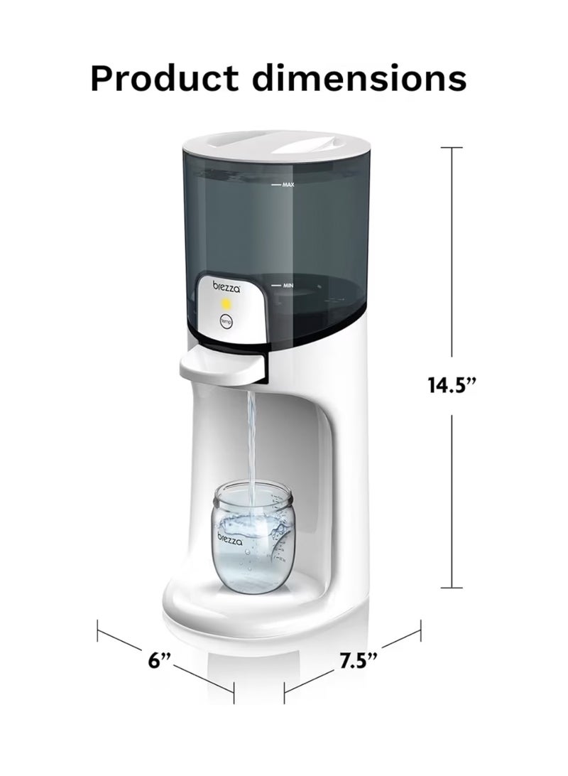 Baby Brezza Instant Warmer – Instantly Dispense Warm Water at Perfect Baby Bottle Temperature - Traditional Baby Bottle Warmer Replacement - Fast Baby Formula Bottles 24/7 – 3 Temperatures - Image 3