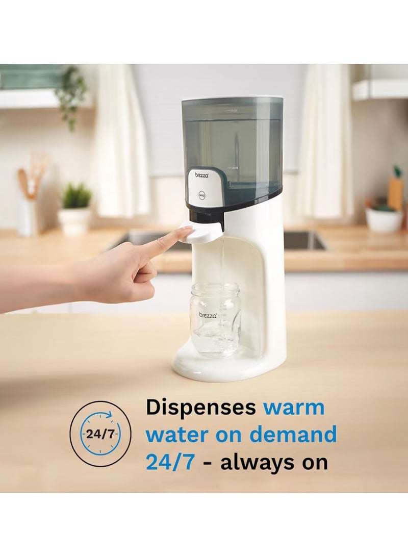 Baby Brezza Instant Warmer – Instantly Dispense Warm Water at Perfect Baby Bottle Temperature - Traditional Baby Bottle Warmer Replacement - Fast Baby Formula Bottles 24/7 – 3 Temperatures - Image 4