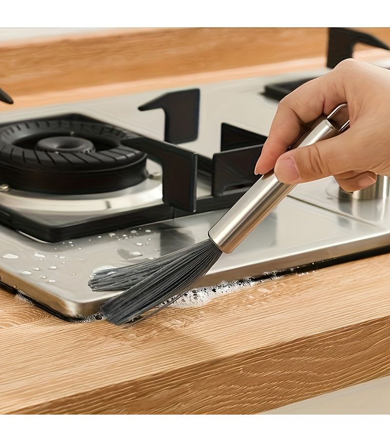 1pc 304 Stainless Steel Cleaning Brush With Hanging Loop For Pots Pans Kitchen Tools - Image 5