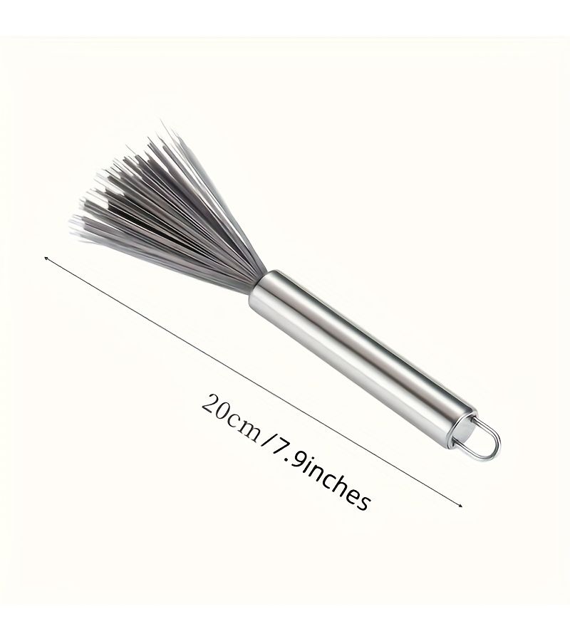 1pc 304 Stainless Steel Cleaning Brush With Hanging Loop For Pots Pans Kitchen Tools - Image 3