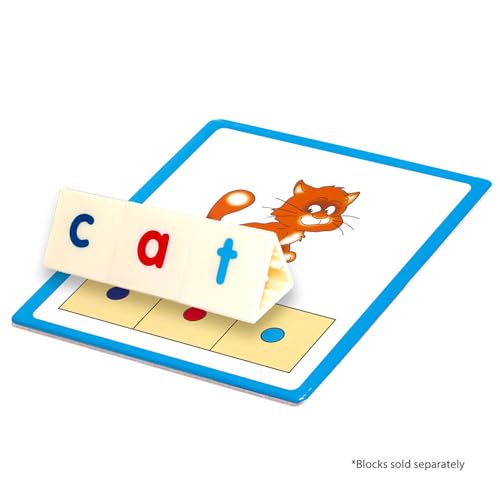 Junior Learning: CVC Word Builders, 48 CVC Activity Cards, Phonemic Awareness, Helps Children to Recognize and Understand Basic Sounds in Words, Self Checking Feature, For Ages 4 and up - Image 4
