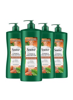 Suave Suave Professionals Moisturizing Shampoo for Dry Hair Almond and Shea Butter Paraben-free and Dye-free 28 oz, Pack of 4 