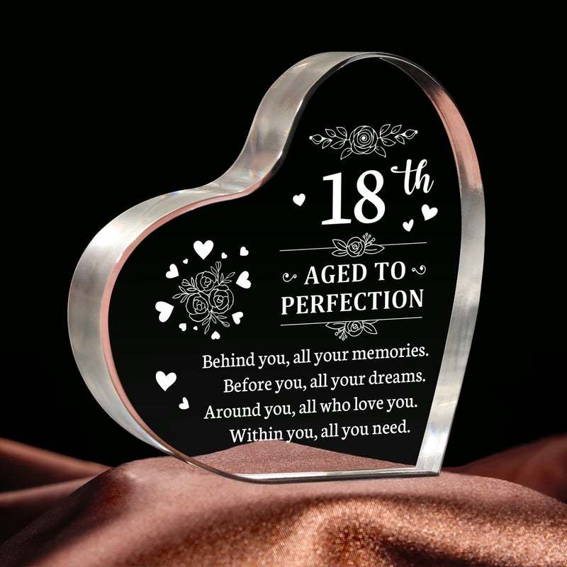 هدايا عيد الميلاد الثامن عشر للفتيات هدايا عيد الميلاد الثامن عشر لها الفتيات الأخت الابنة ابنة الأخ الأصدقاء الأولاد فكرة هدية عيد الميلاد الثامن عشر للفتيات البالغات من العمر 18 عامًا لوحة تذكارية لعيد الميلاد الثامن عشر السعيد