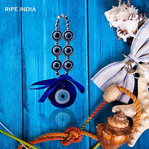 Ripe India® 3 Eyes Evil Wall Hanging for Good Luck and Prosperity Decorative - Image 2