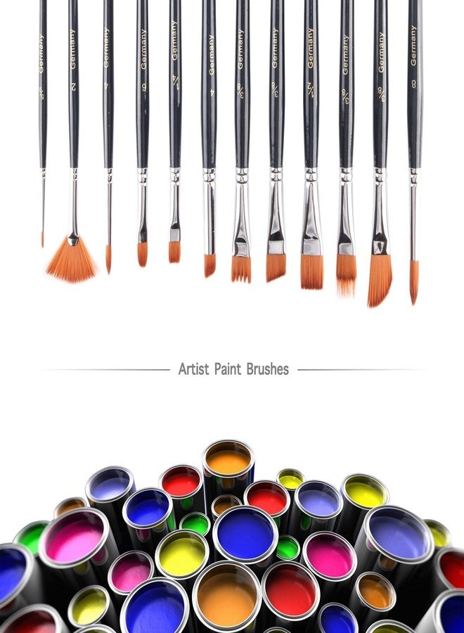 Pindia Set of 12Pc Assorted Size Artist Painting Brush - Image 4