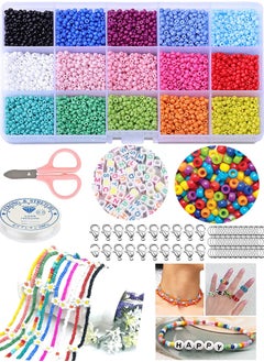 Mountain Gems Craft Beads Assorted Kit with Organizer Box for DIY STARTER KIT  - Image 1