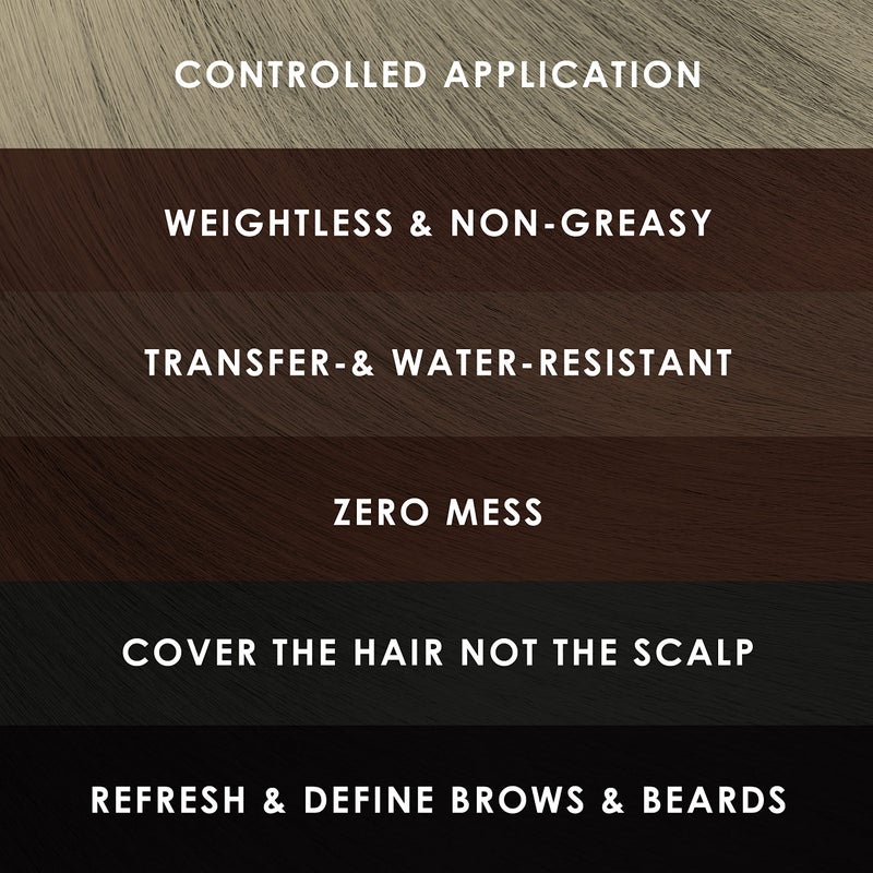 Temptu Airbrush Root-touch Up & Hair Color Brown/Black, 0.5 Fl Oz - Image 3