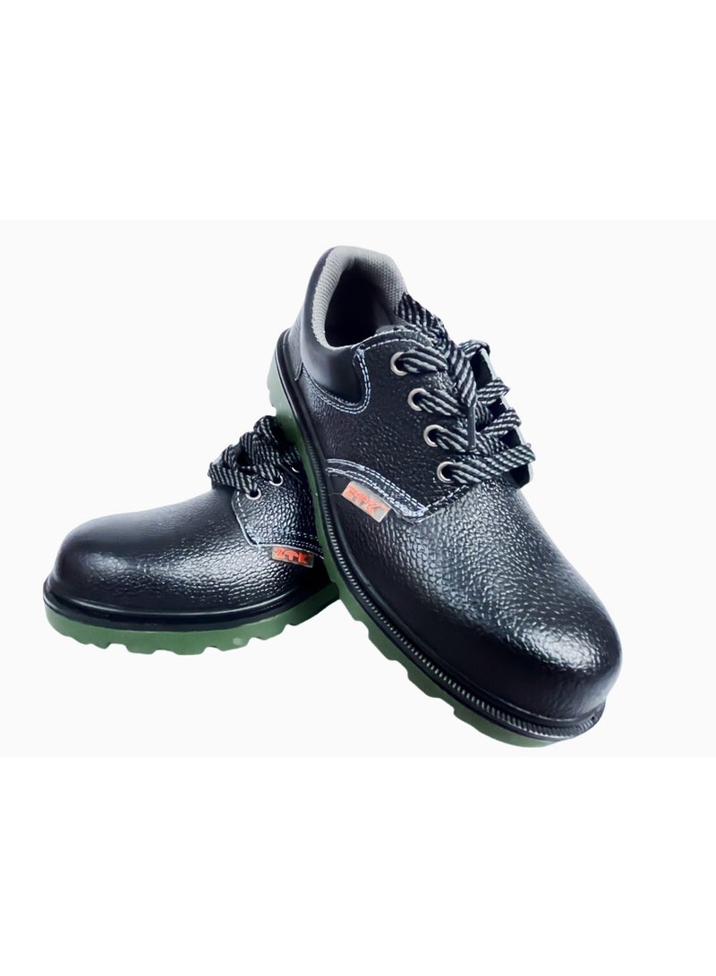 Black Green safety Shoes  - Image 5