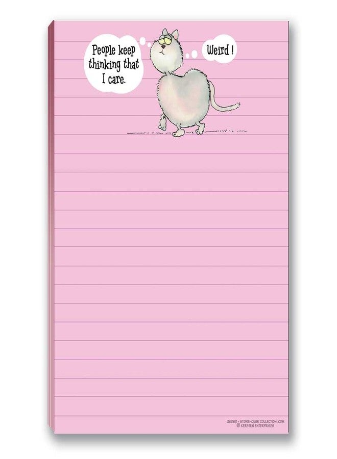 Stonehouse Collection Cat Notepads - 4 Assorted Funny Cat Note Pads - USA Made (Cat) - Image 4
