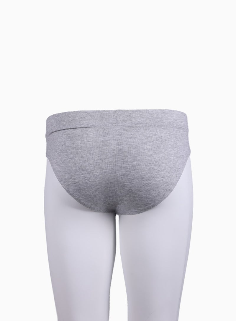 FREDDY BASIC PIAZZATO Brief - Grey | 100% Cotton Men's Brief - Image 3