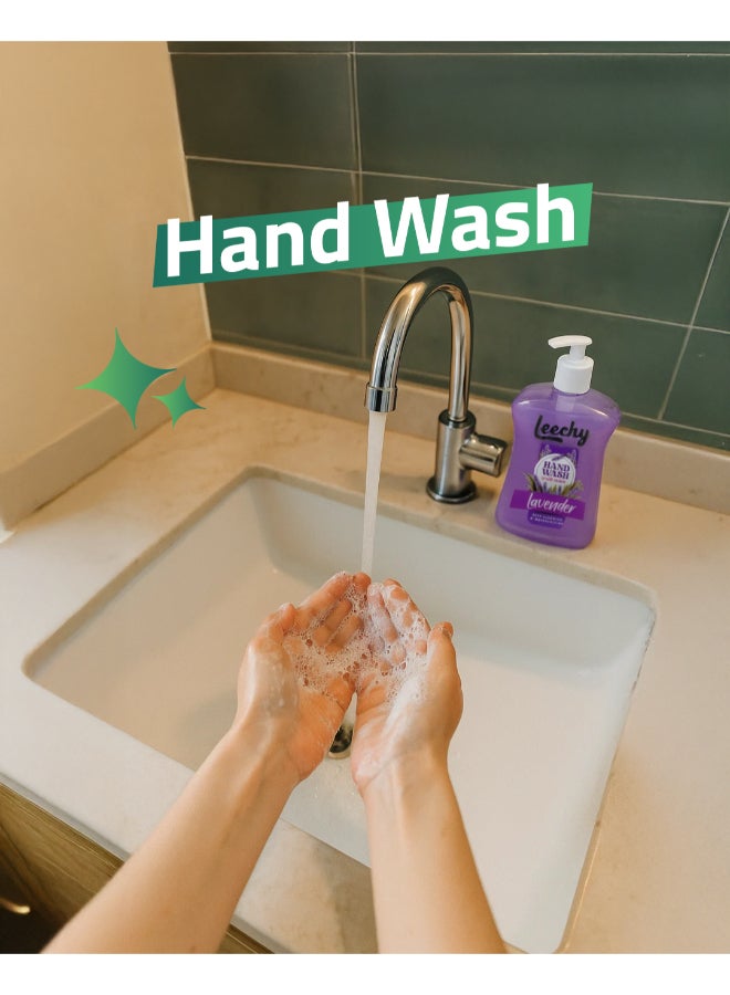 Leechy Hand Wash Lavender 500ML - Image 3
