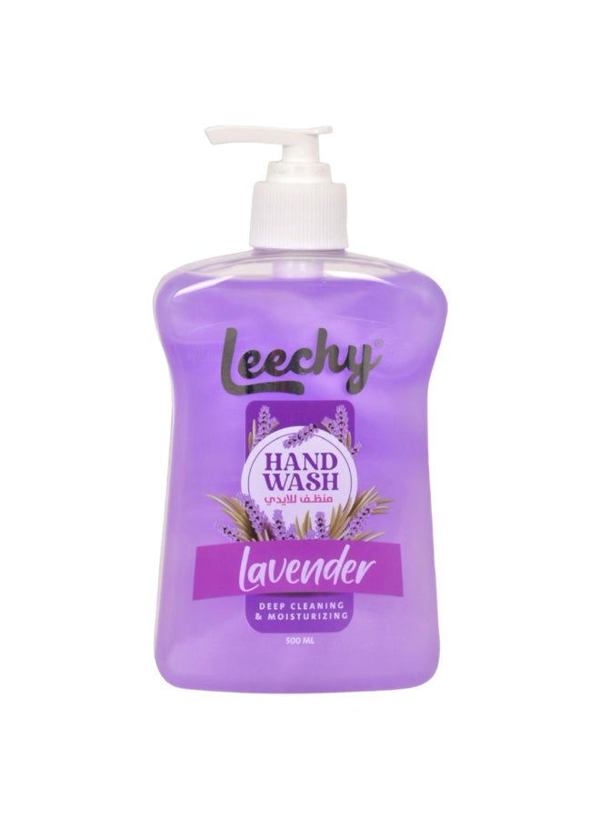Leechy Hand Wash Lavender 500ML - Image 1