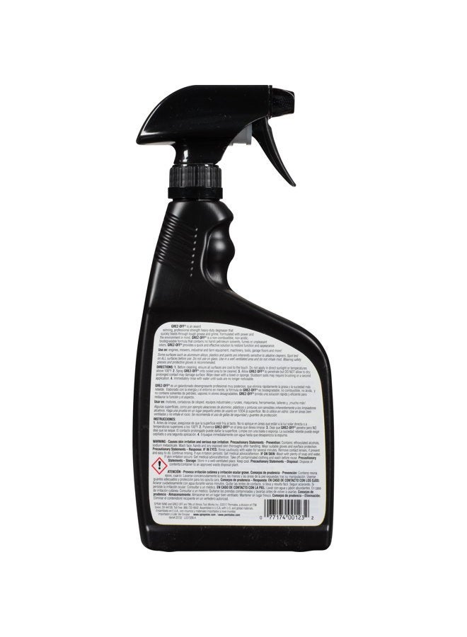 SPRAY NINE 22732-12PK Grez-Off Heavy Duty Degreaser, 32 oz. (Pack of 12) - Image 3