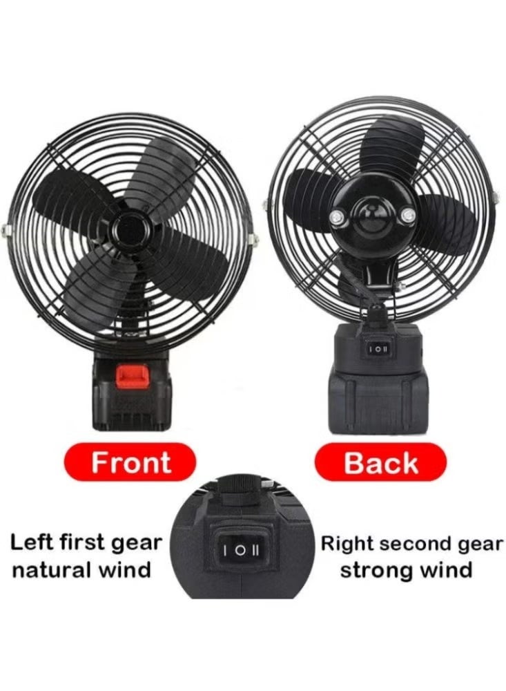 ACLIX Rechargeable Lithium Portable Desk Fan – Compact USB Cooling Fan with Powerful Airflow for Home, Office, Travel & Outdoor Use - Image 5