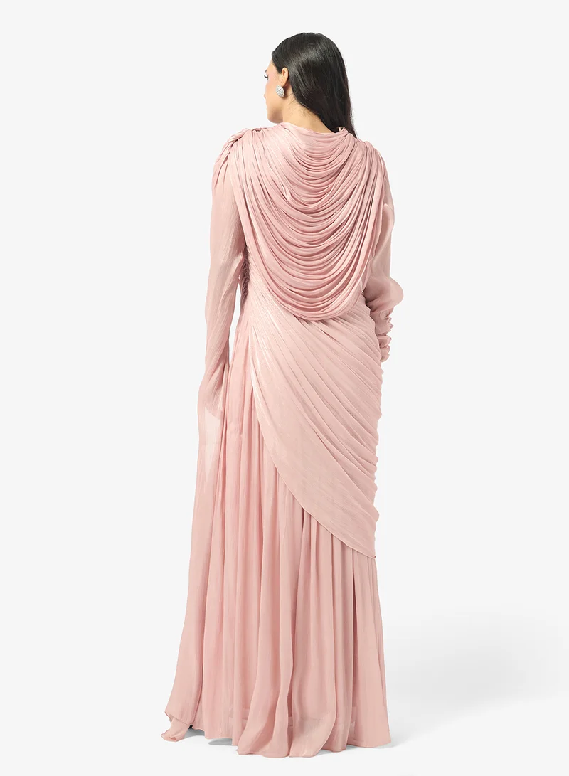 جولدن ابل Mock Neck Maxi Dress