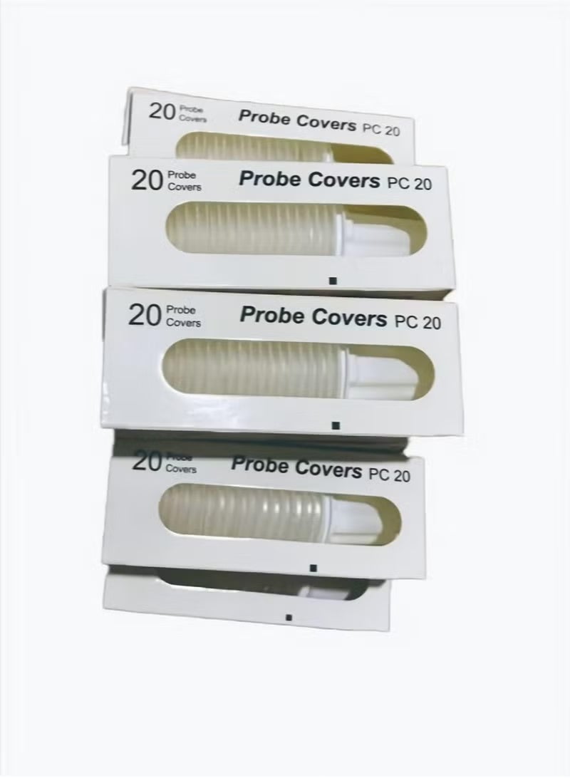 60 Pcs Ear Thermometer Probe Covers, Refill Caps, Lens Filters Compatible for All Braun ThermoScan Models and Other Types of Digital Thermometers Disposable Covers - Image 2