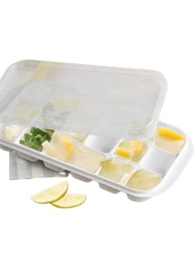 Generic - 2-Tier Ice Tray with Lid for Easy Ice Storage and Organization - Practical Design and Large Capacity P - Image 1