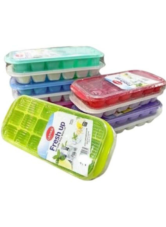Generic - 2-Tier Ice Tray with Lid for Easy Ice Storage and Organization - Practical Design and Large Capacity P - Image 1