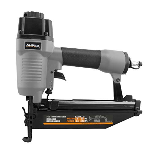 NuMax SFN64 Pneumatic 16-Gauge 2-1/2" Straight Finish Nailer - Image 2