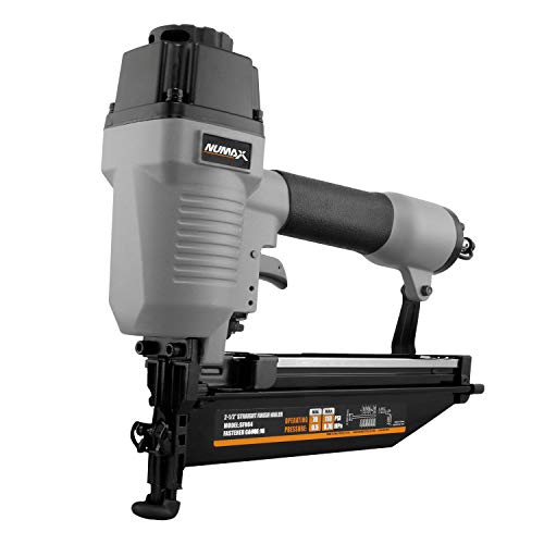 NuMax SFN64 Pneumatic 16-Gauge 2-1/2" Straight Finish Nailer - Image 1