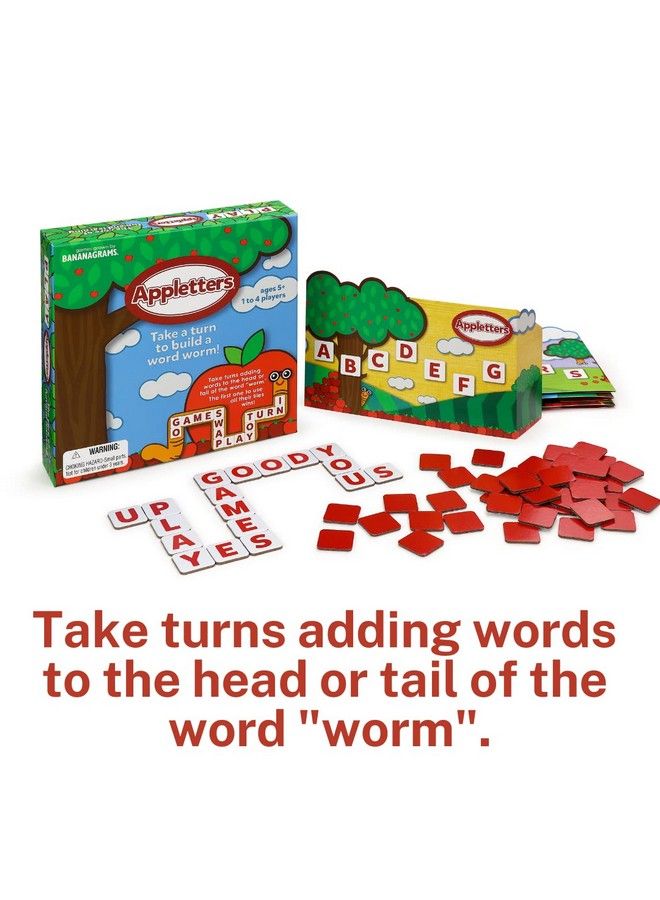 Bananagrams Appletters: Word Worm Game For Kids Age 5+ - Image 4