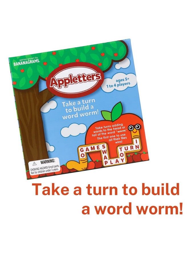 Bananagrams Appletters: Word Worm Game For Kids Age 5+ - Image 3