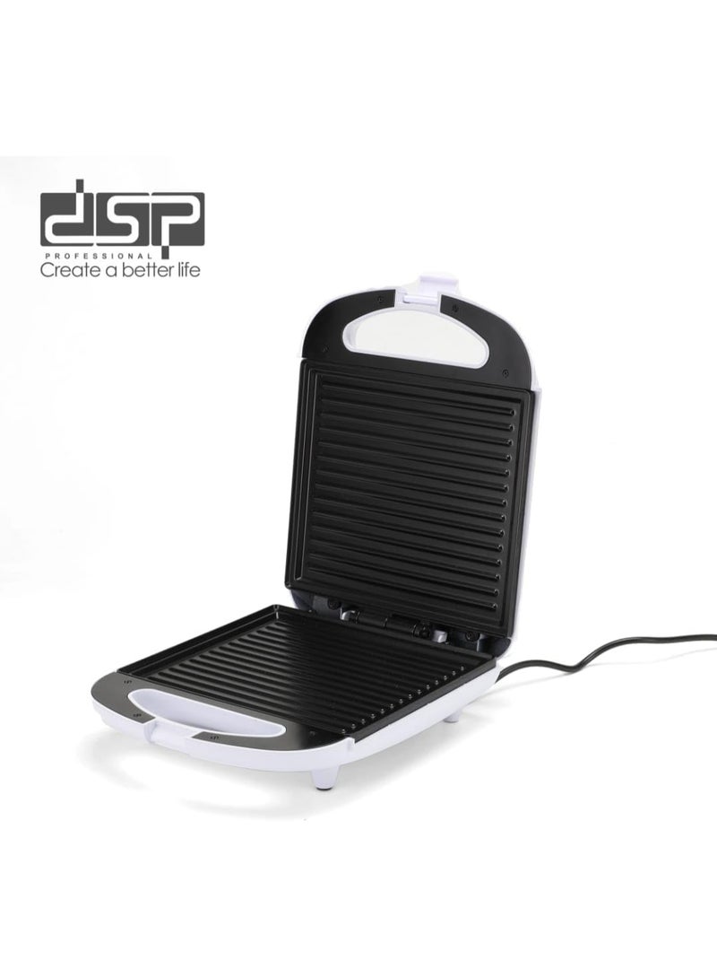 DSP Electric Sandwich Maker, 1200W, Non-Stick Grill Plate, Stainless Steel Body - Image 4