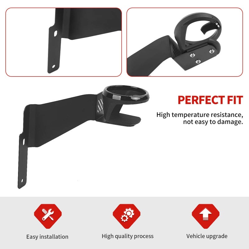 Jimen 1PC Door Drink Cup Holder Fit for Jeep Wrangler TJ 1997-2006, Driver Side - Image 4