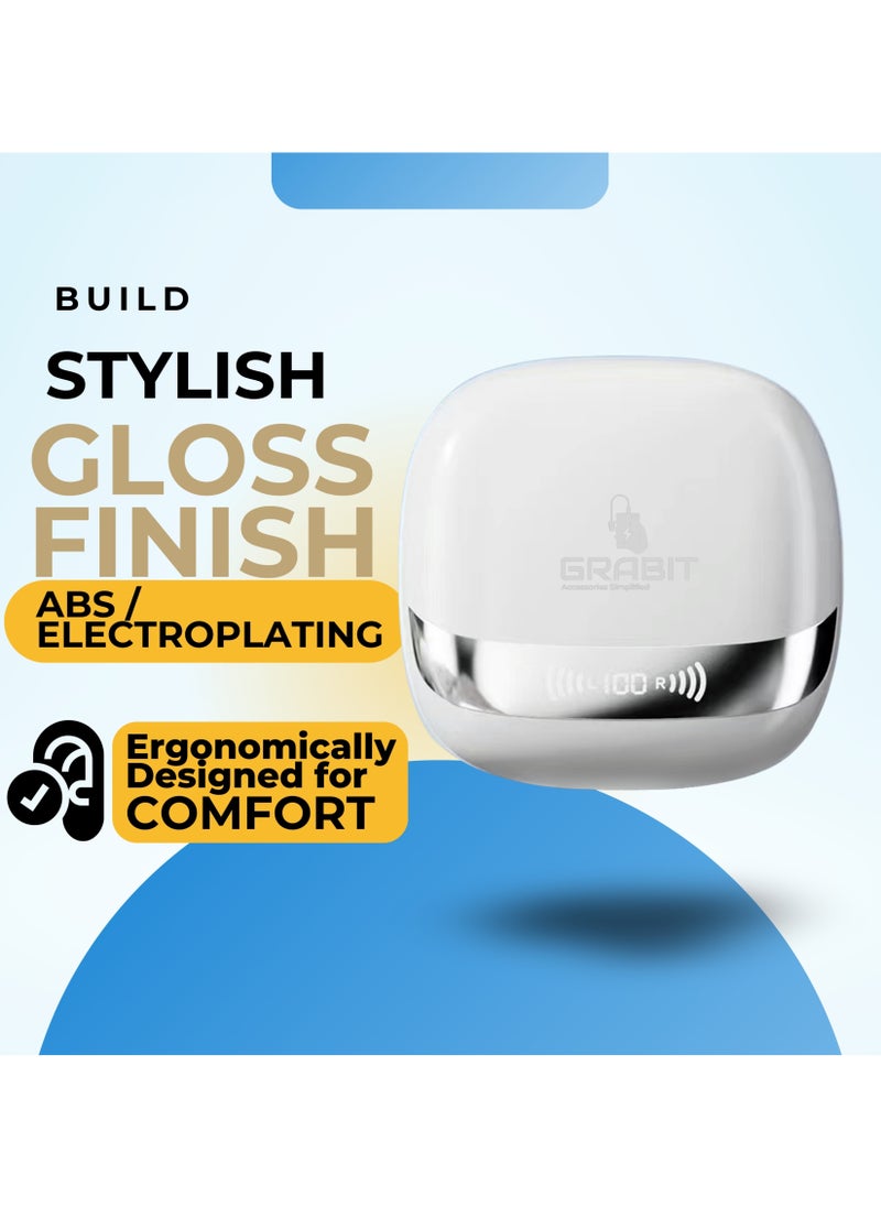 GTUNES-HARMONY True Wireless Earbuds – 42dB ANC, Quad-Mic, 6H Playtime, Premium Sound, Fast Charging