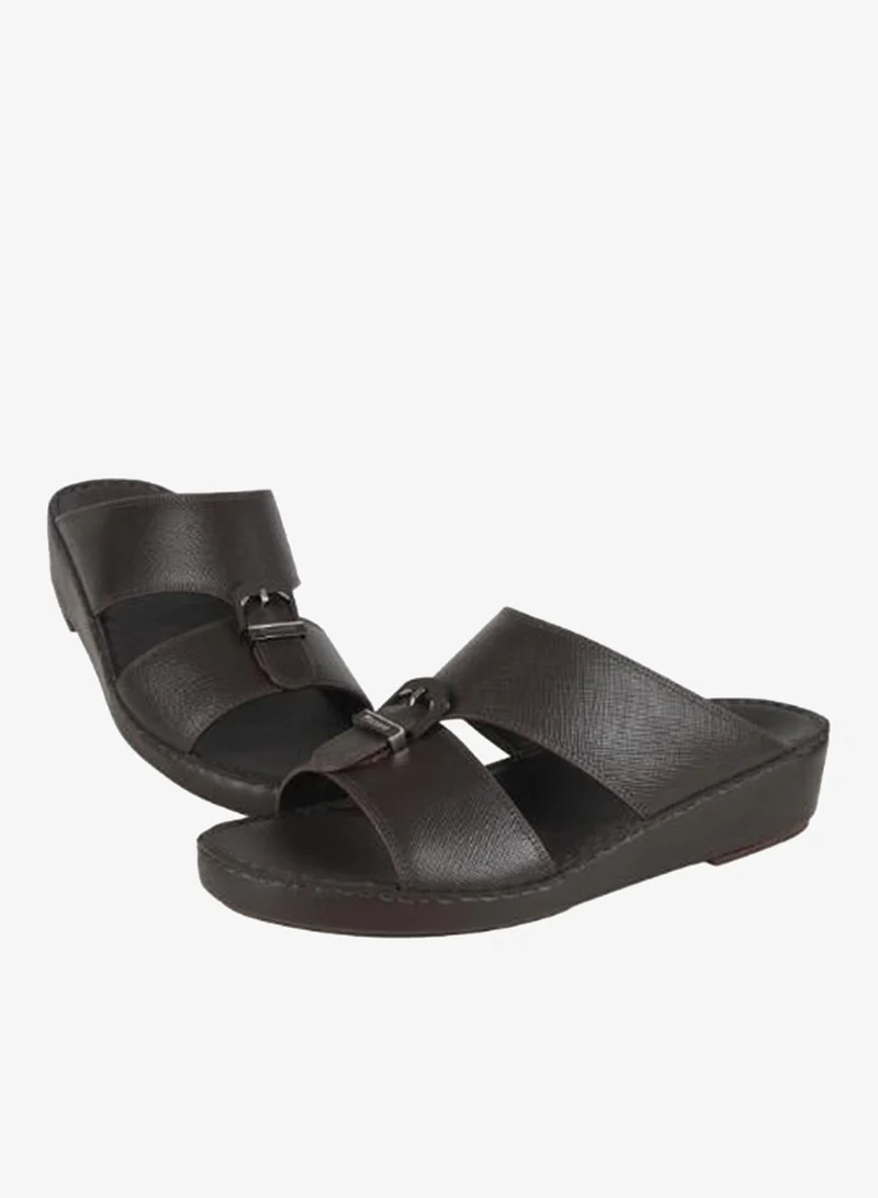 بارجيل أونو 008-3905 Barjeel Uno Mens Arabic Sandals BSP1-68 Brown