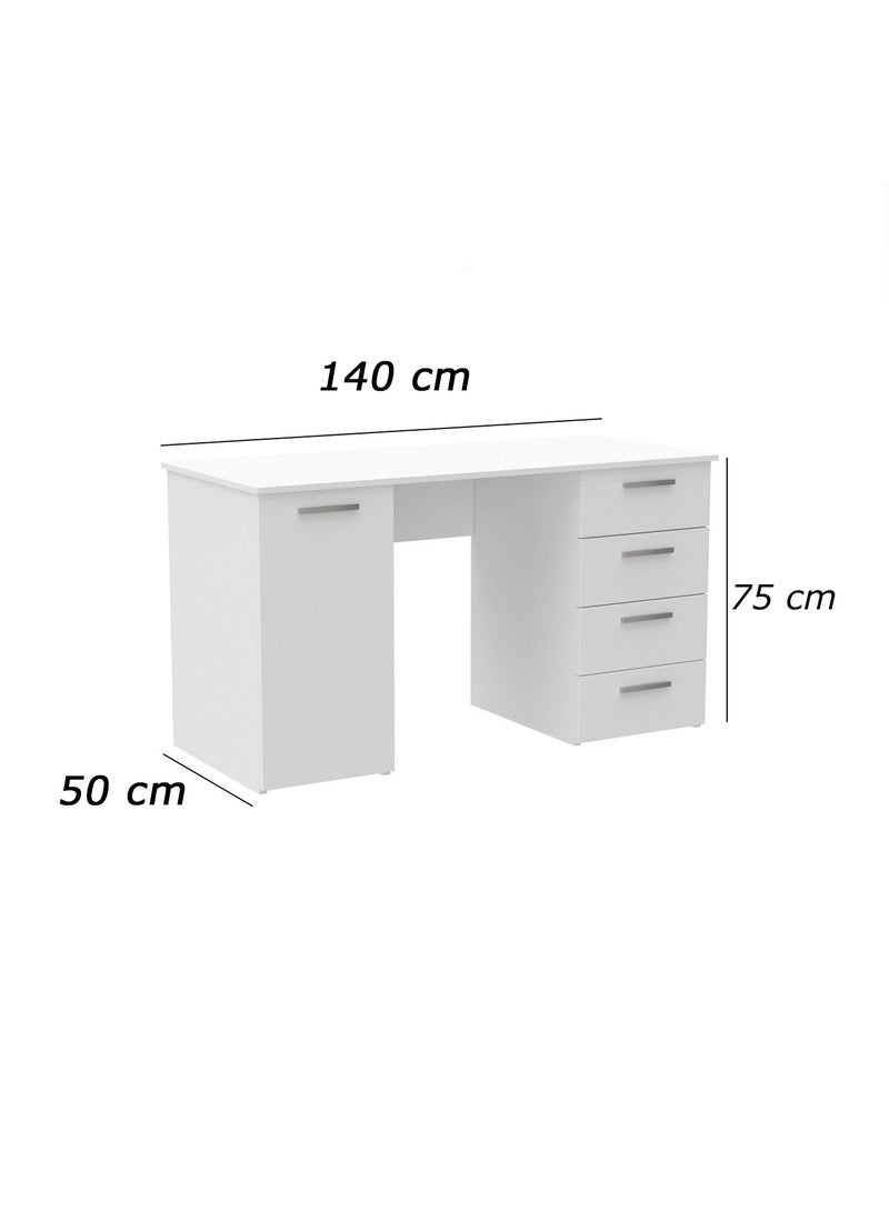 Furniture Store Modern desk, height 75 cm - width 140 cm - depth 50 cm, from Furniture Store.  - Image 4